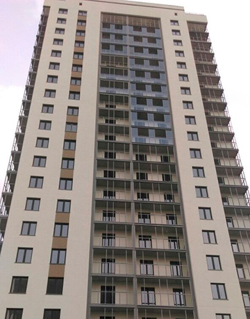 Компания "Динал"  установила окна VEKA в новом жилом комплексе Новосибирска